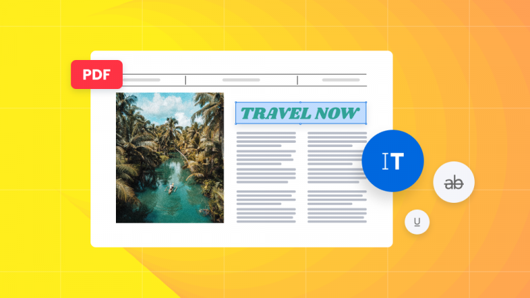 How-To Tutorial - How to edit text in a PDF document